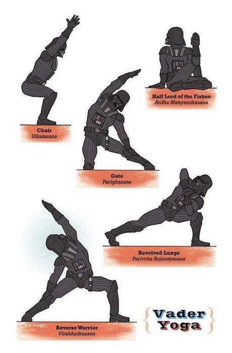 Vader Yoga, il benessere secondo il Lato Oscuro