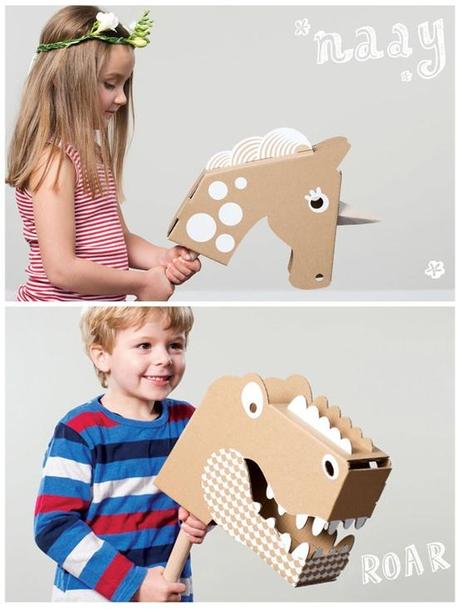 The Sunday Craft Project: Cardboard toys