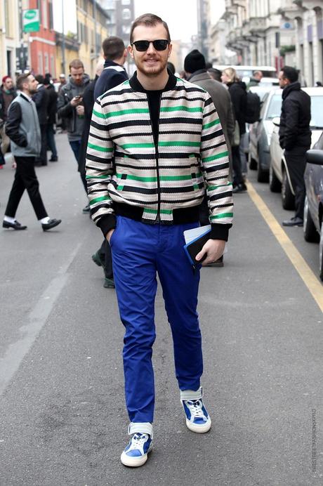 In the Street...Nel Blu dipinto di Blu #2 Milan Man Fashion Week