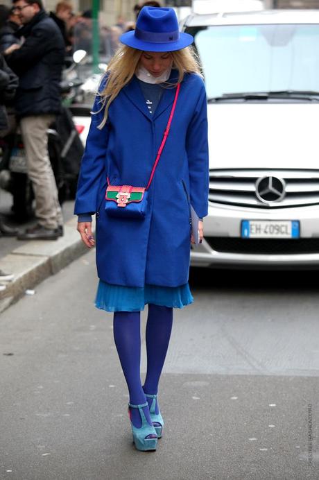 In the Street...Nel Blu dipinto di Blu #2 Milan Man Fashion Week