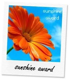 Sunshine award!!!