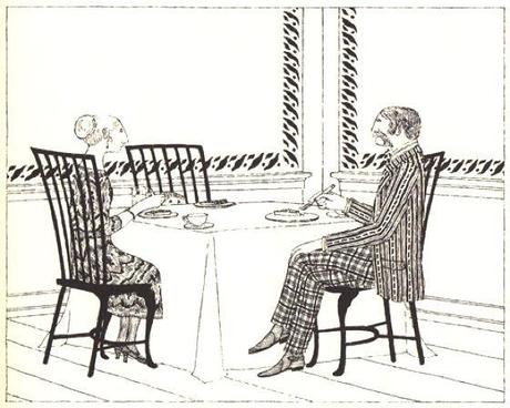 PATTERNS NELLE INQUIETANTI ILLUSTRAZIONI DI EDWARD GOREY