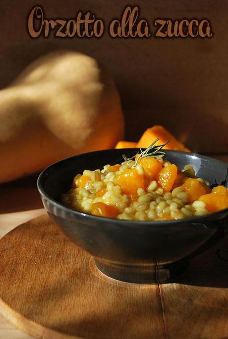 Orzotto con la zucca