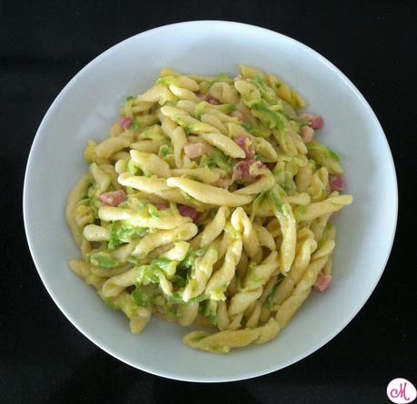 pasta zucchine e pancetta