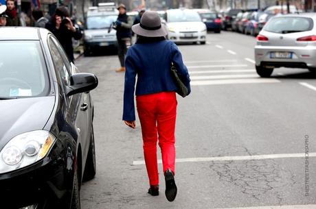 In the Street...The Red never stops #4...Milan & Paris