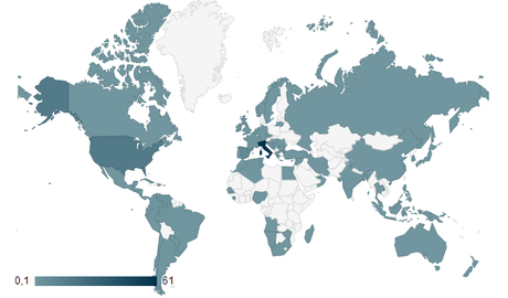 #papa tweets map