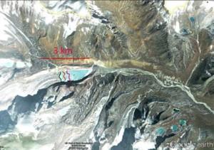 Lago bomba nel ghiacciaio dell’Himalaya: rischio di esplosione