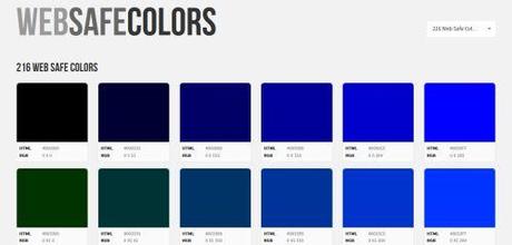 Web Safe Colors - 216 colori per progettare i vostri siti web