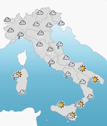 ITALIA 20130211 m Meteo di martedi 12 febbraio 2013