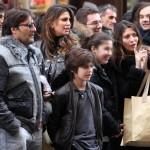 Claudia Galanti e Arnaud Mimran e figli a Milano04