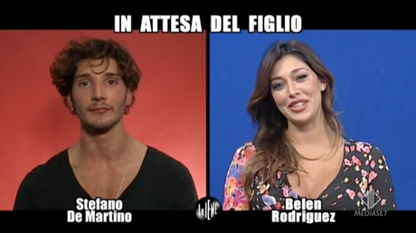 BELEN RODRIGUEZ E STEFANO DE MARTINO INTERVISTATI A LE IENE ITALIA 1