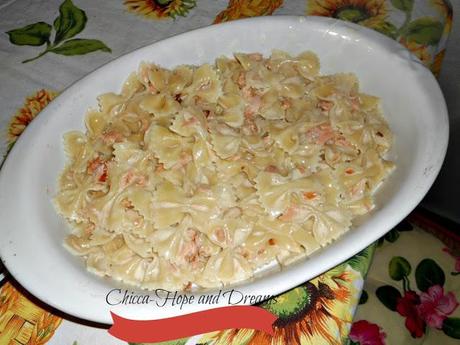 Pasta Granoro Bio: Farfalle panna e salmone