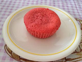 Quasi red velvet cupcake