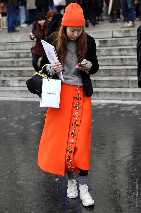 In the Street...Orange Juice #2, Milan & Paris