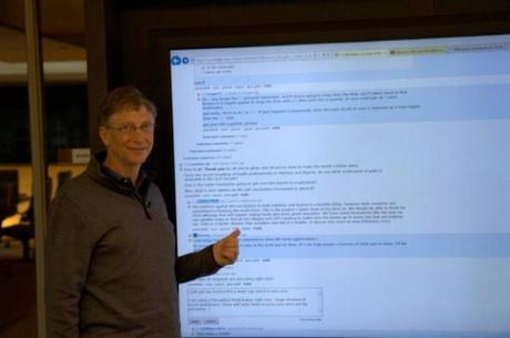 Display touchda  84 pollici adoperato da Bill Gates