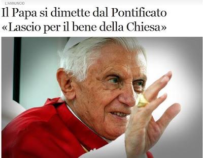 CIAO CIAO RATZINGER