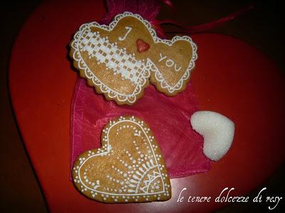 Medovníky per San Valentino - biscotti al miele decorati della Slovacchia