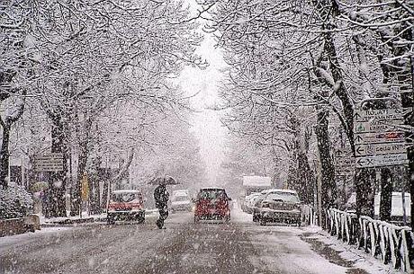 La neve dietro l’obiettivo