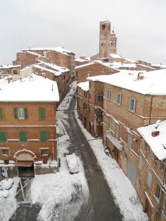 La neve dietro l’obiettivo