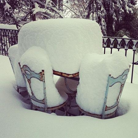 La neve dietro l’obiettivo