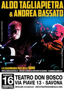 Aldo Tagliapietra e Andrea Bassato in concerto a Savona