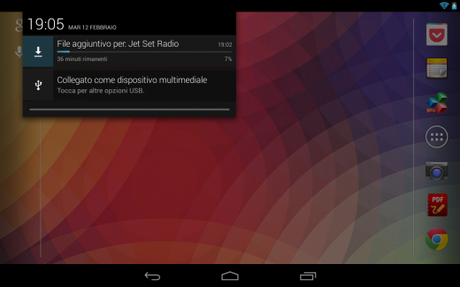 Tendina Notifiche Android 4.2.2