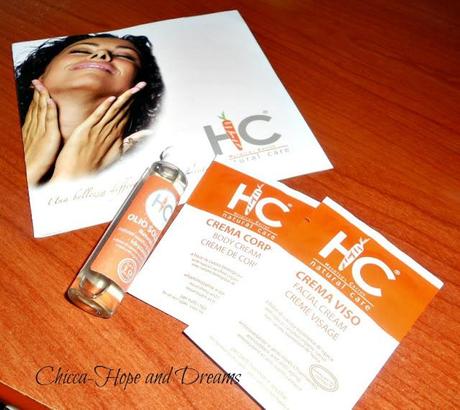 Hc Natural Care..bellezza a base di carota!