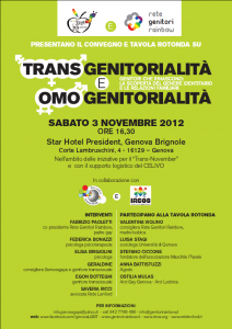 Transgenitorialità e Omogenitorialità