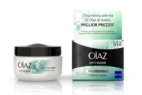 Olaz crema Anti Rughe per Pelli Sensibili notte