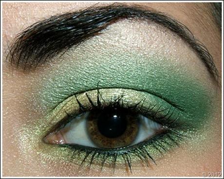 makeup emeral green, makeup 2013, emerald green