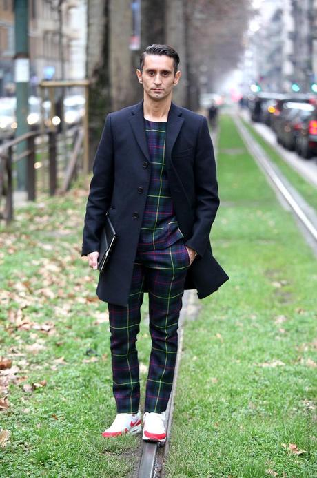 In the Street...Spirit of Scotland Tartan #4 Milan & Paris