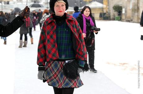 In the Street...Spirit of Scotland Tartan #4 Milan & Paris