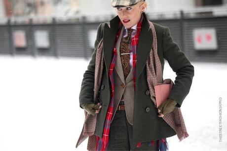 In the Street...Spirit of Scotland Tartan #4 Milan & Paris