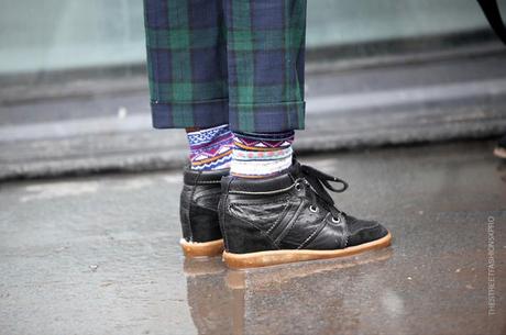 In the Street...Spirit of Scotland Tartan #4 Milan & Paris