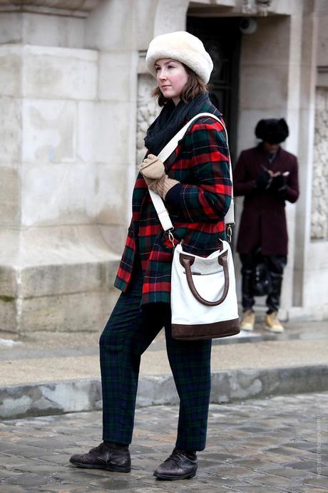 In the Street...Spirit of Scotland Tartan #4 Milan & Paris