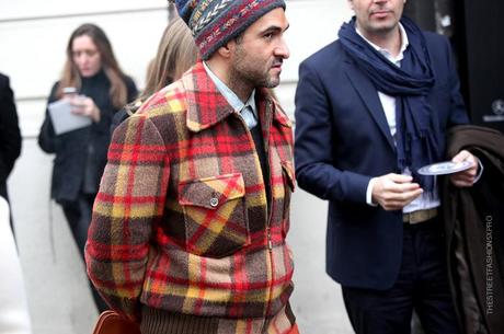 In the Street...Spirit of Scotland Tartan #4 Milan & Paris