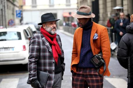 In the Street...Spirit of Scotland Tartan #4 Milan & Paris