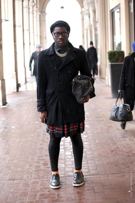 In the Street...Spirit of Scotland Tartan #4 Milan & Paris