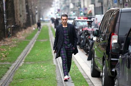 In the Street...Spirit of Scotland Tartan #4 Milan & Paris