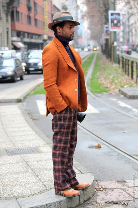 In the Street...Spirit of Scotland Tartan #4 Milan & Paris