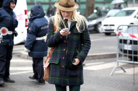 In the Street...Spirit of Scotland Tartan #4 Milan & Paris