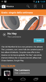 Google Play Music regala un singolo a settimana