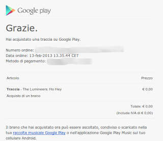 Google Play Music regala un singolo a settimana