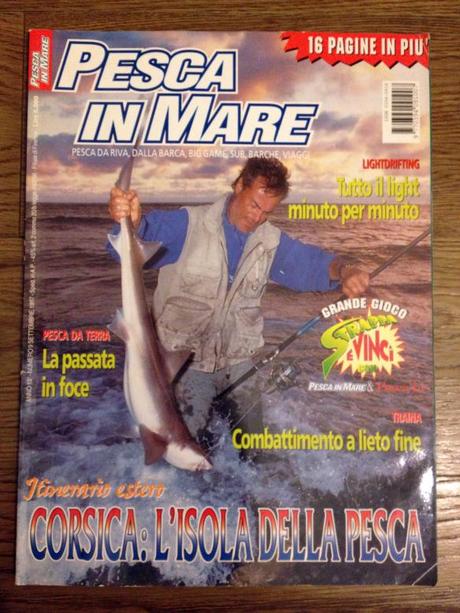 Copertina del numero di settembre di Pesca in mare del 1997