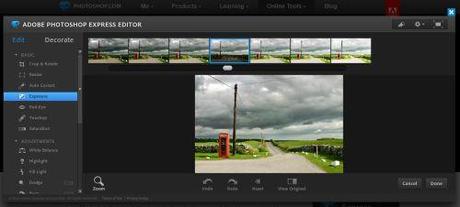 Photoshop Express - ritocca le tue foto con la versione web di Photoshop