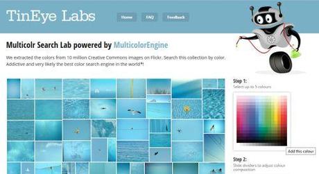 Multicolr Search Lab - trova immagini sui motori di ricerca attraverso i colori