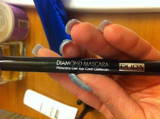 Mascara Pupa Glittering Eyes Kit Blue Glitter Vamp! Mascara e Diamond Mascara Blue