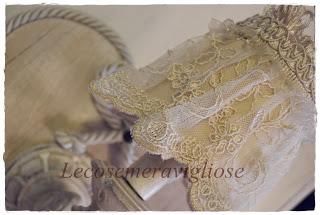 My Shabby nest: cuori haute couture e provenzali, chandeliers, cornici romantiche, Applique e lampade con recupero shabby