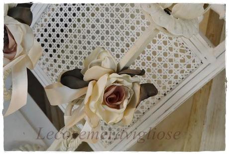 My Shabby nest: cuori haute couture e provenzali, chandeliers, cornici romantiche, Applique e lampade con recupero shabby