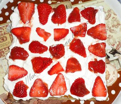 LASAGNA DOLCE con fragole per San Valentino.